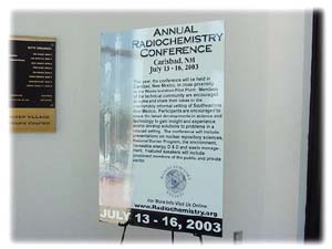 2003 Radiochemistry Conference - Carlsbad, NM